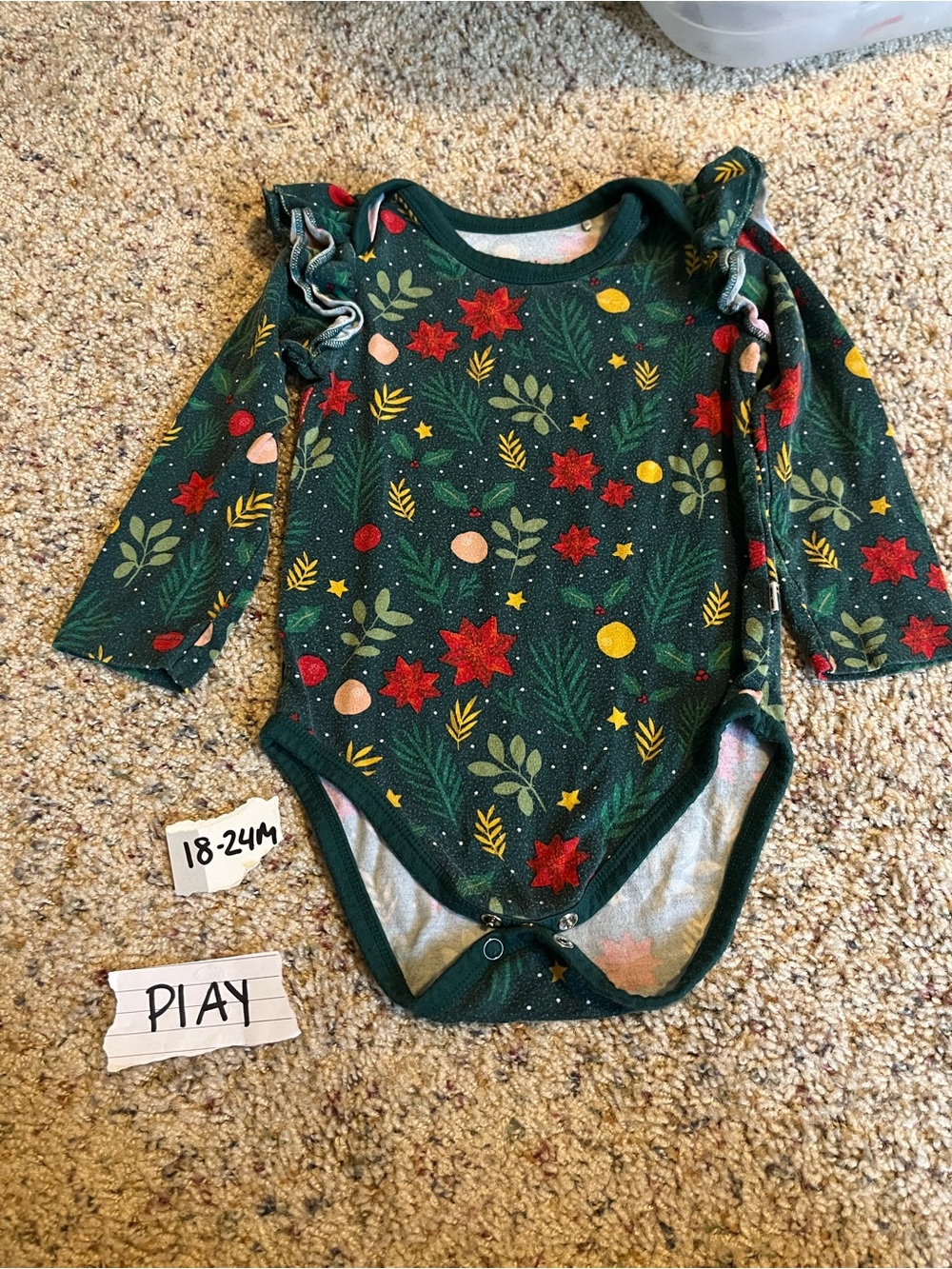 Little sleepies long sleeve onesie